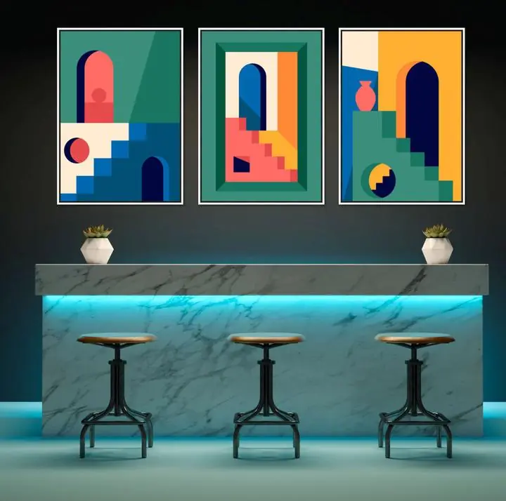 Modern Wall Art B 65, Wall Art, Modern, Modern Wall Art B