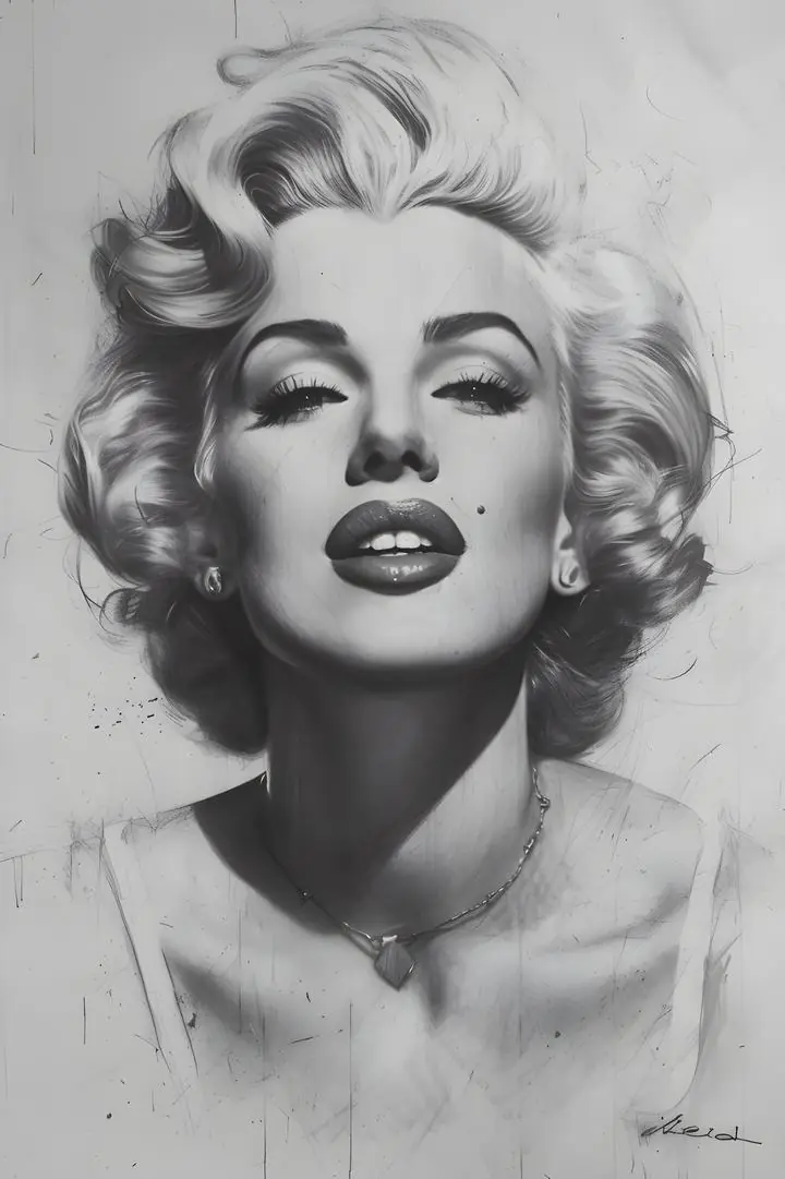 Monroe Portrait, Aesthetic Art, Pop Art