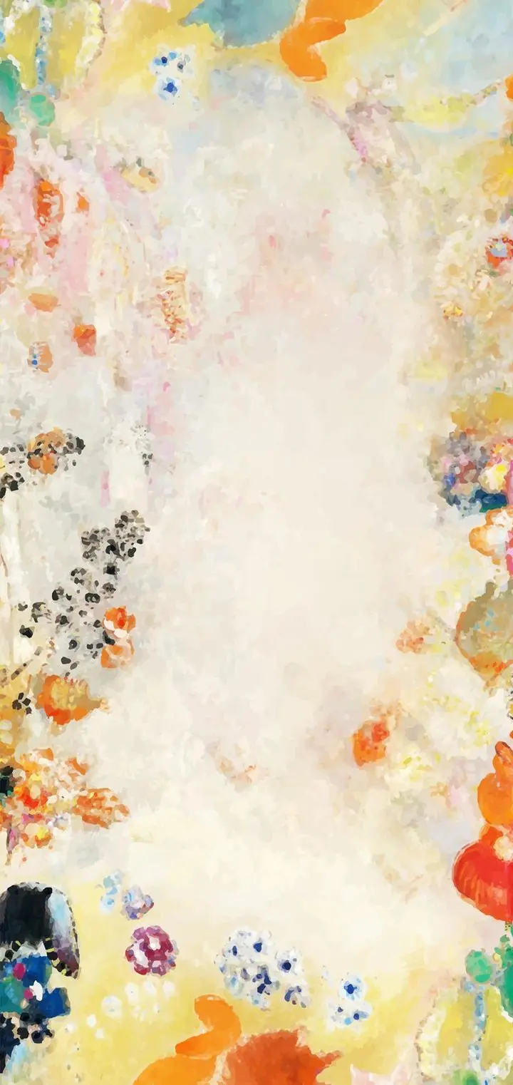 Multicolored Abstract Art, Wall Art, Old Gold, Gold Landscape