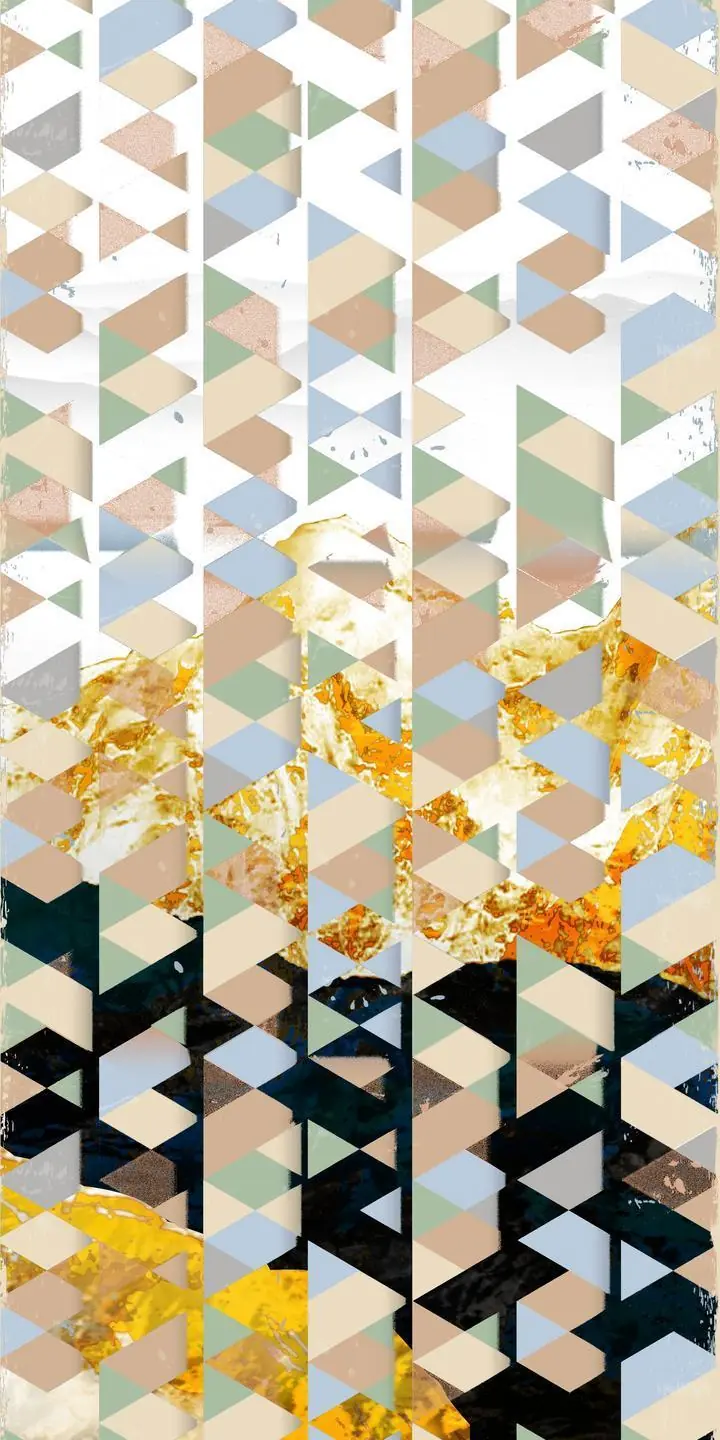 Multicolored Geometric Pattern Art, Wall Art, Decor Wall Art, Decor Wall Art G