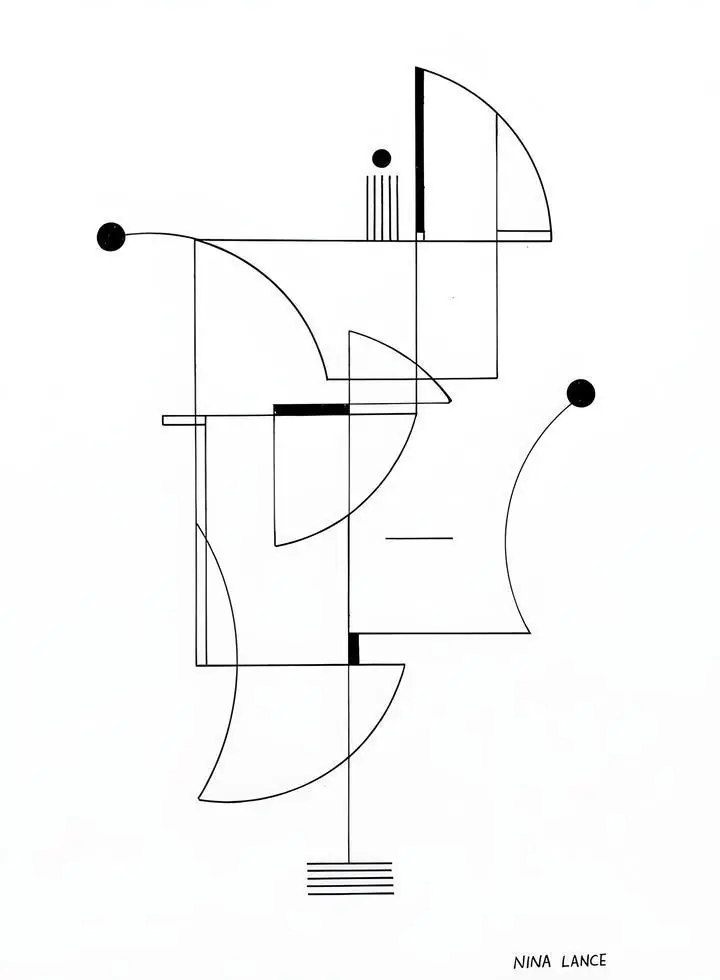 Nina Lance, Wall Art, Modern, Modern Monochrome