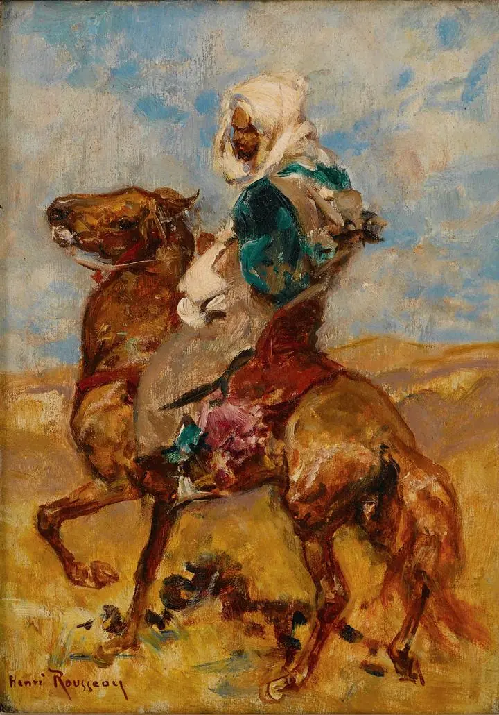 North African On Horseback, Paintings, Henri Rousseau