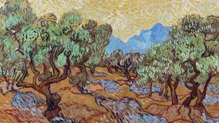 Olive Trees C, Paintings, Van Gogh