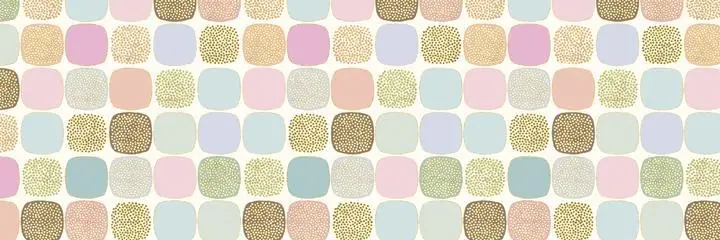 Pastel Colored Square Pattern, Wall Art, Old Gold, Gold Landscape