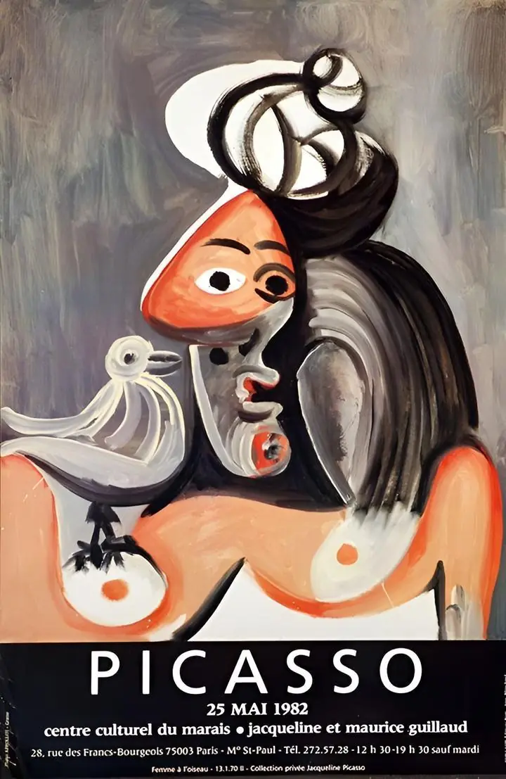 Picasso Bird Woman, Paintings, Picasso