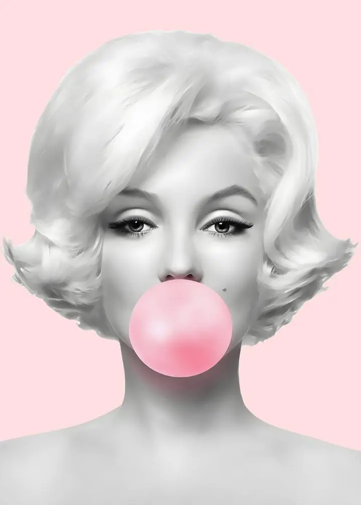 Pink Bubble Gum 2, Aesthetic Art, Pop Art