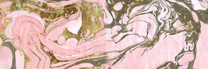 Pink Gold Marble Pattern, Wall Art, Old Gold, Gold Landscape