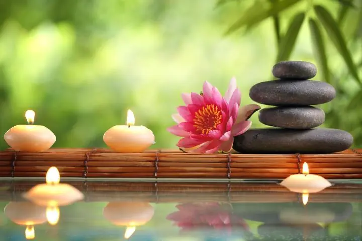 Pink Lotus Flower, Religious, Buddha