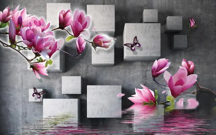 Pink Magnolia Flowers