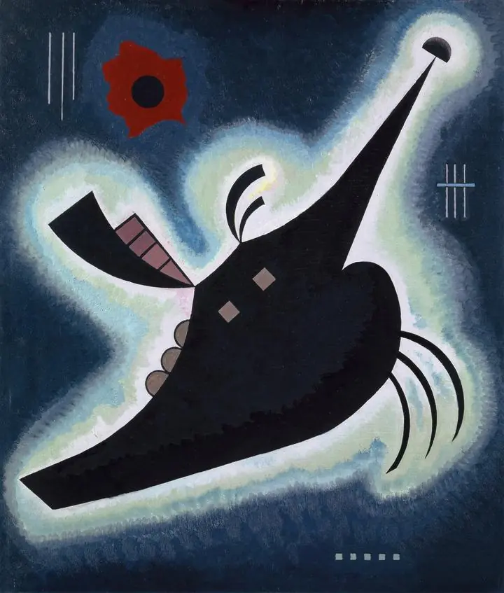 Pointy Black (1931), Paintings, Wassily Kandinsky
