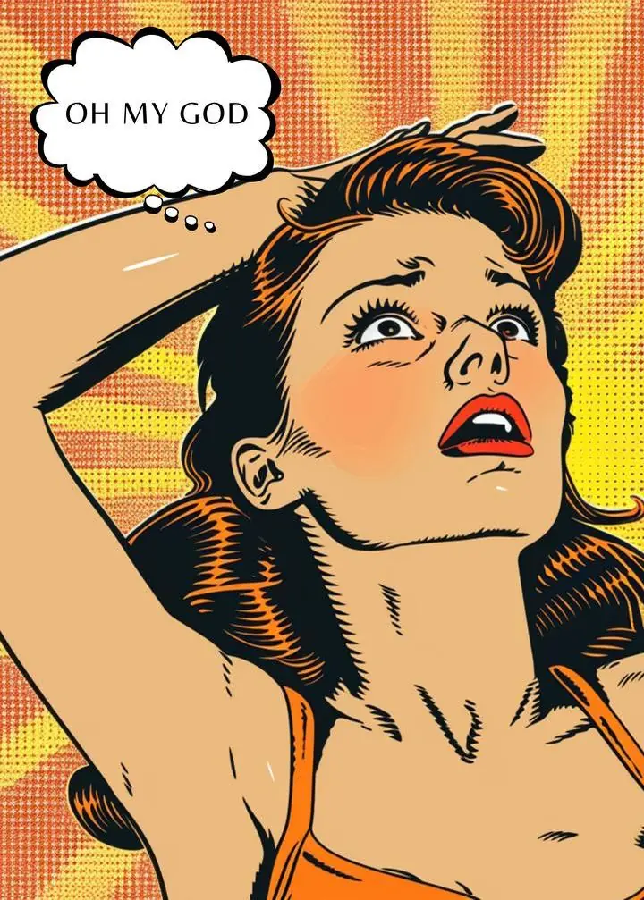 Pop Art Woman 3, Aesthetic Art, Pop Art