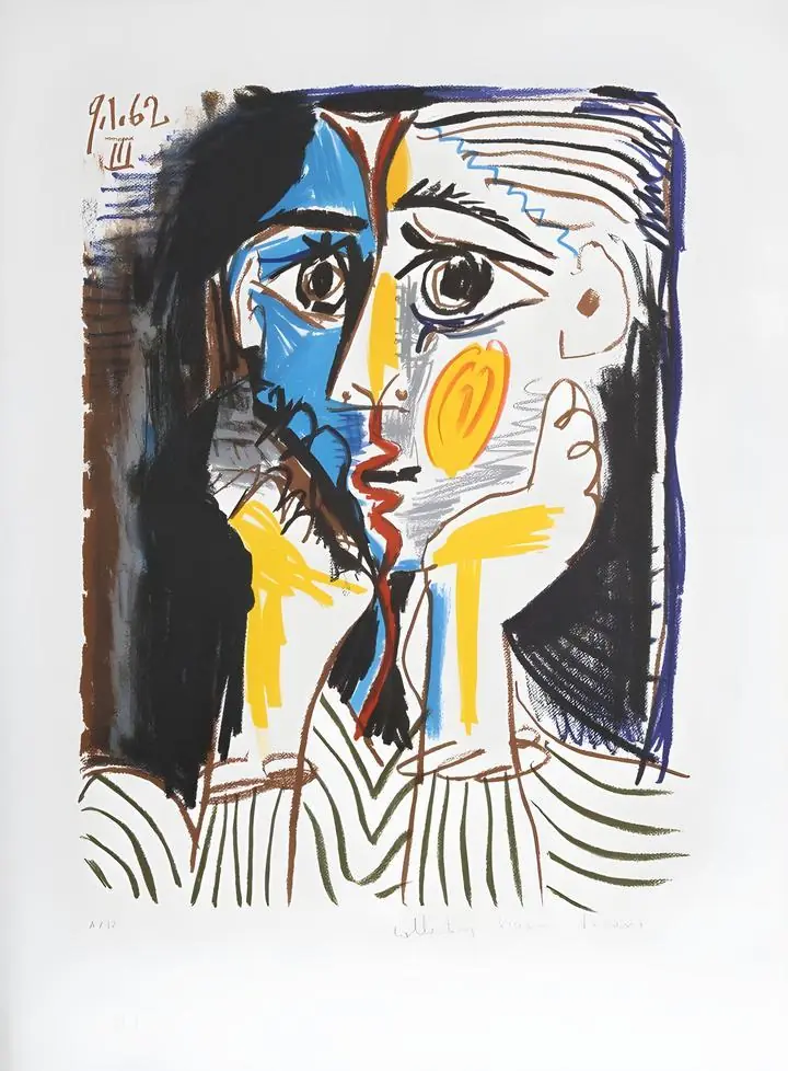 Portrait 4, Paintings, Picasso