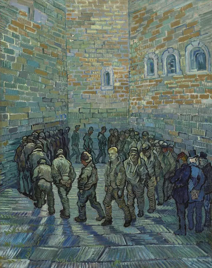 Prisoners Exercising, Paintings, Van Gogh