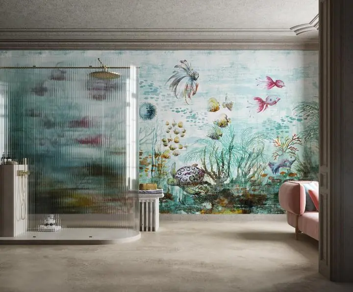 Purple Fish Pink Red Yellow Green