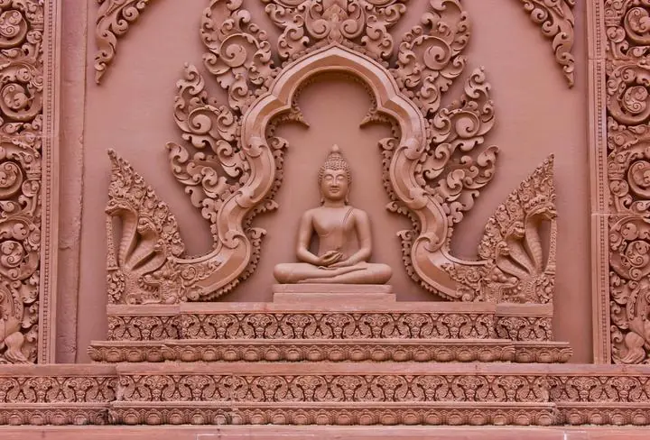 Red Buddha, Religious, Buddha
