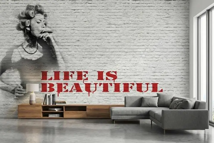 Red Life Is Beautiful Or Black, Wallpaper, Unique