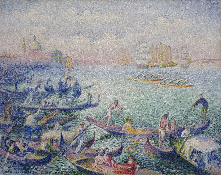 Regatta In Venice (1903), Paintings, Henri-Edmond Cross