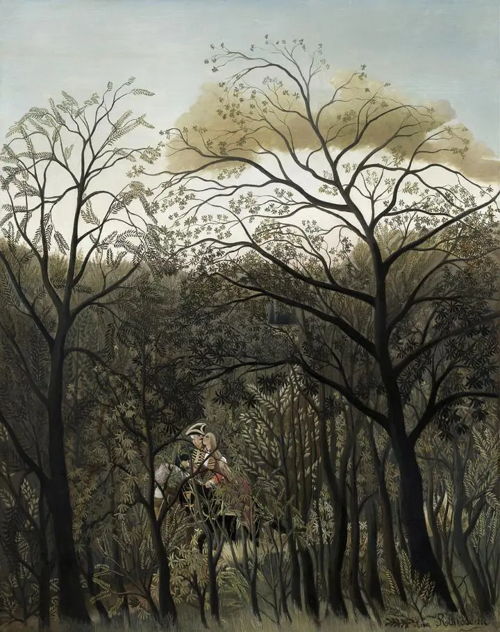Rendezvous In The Forest (1889), Paintings, Henri Rousseau