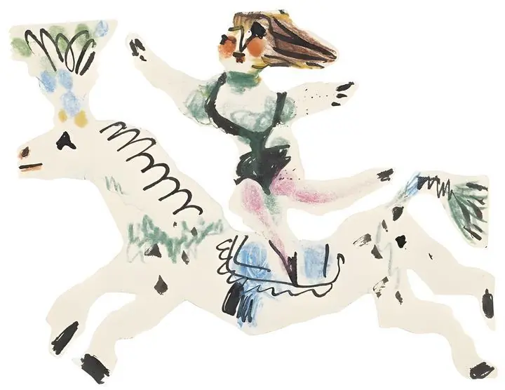 Rider Horse, Paintings, Picasso