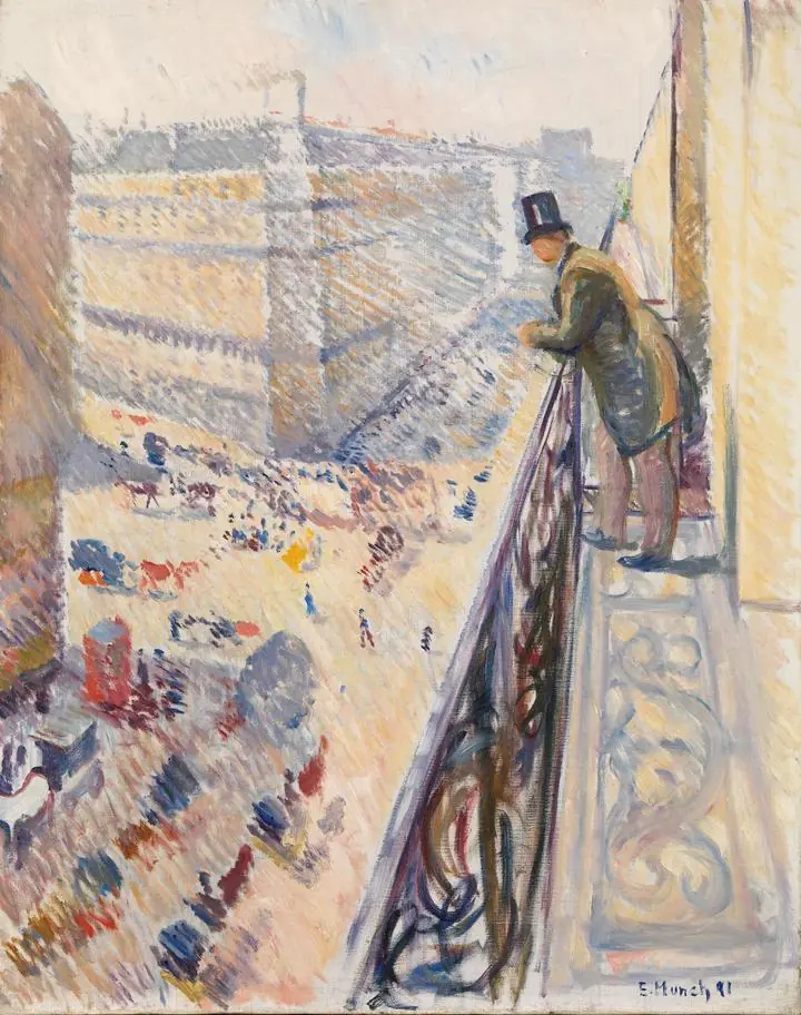 Rue Lafayette (1891), Paintings, Edvard Munch