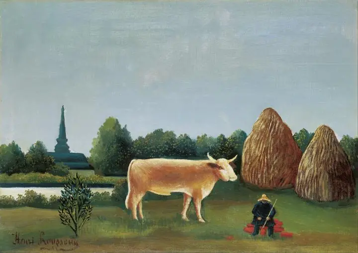 Scene In Bagneux On The Outskirts Of Paris, Paintings, Henri Rousseau