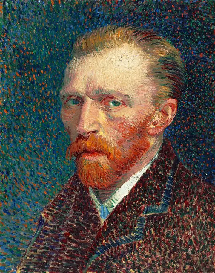 Self Portrait 1887 2, Paintings, Van Gogh