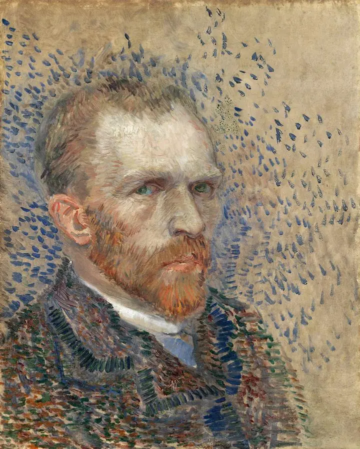 Self Portrait 1887, Paintings, Van Gogh