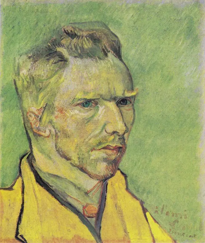 Self Portrait 2, Paintings, Van Gogh
