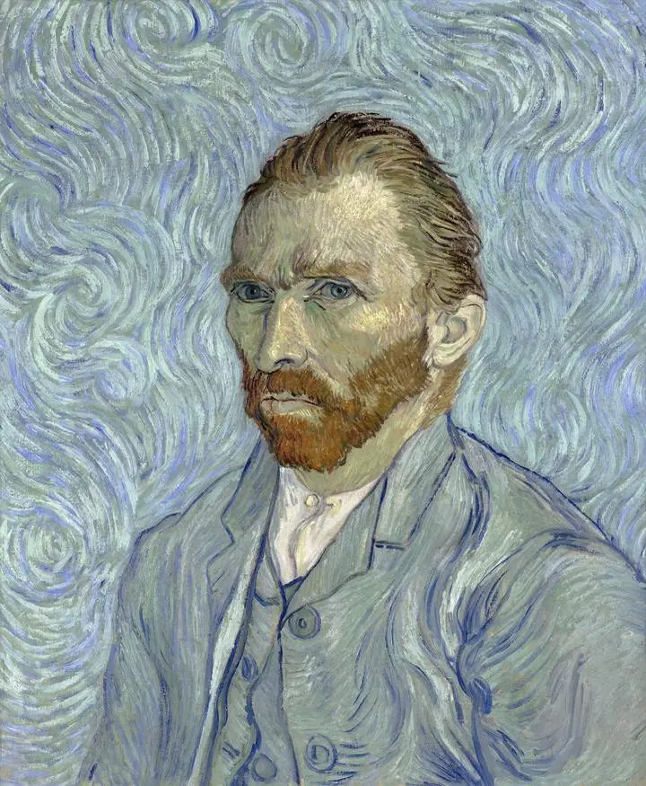 Self-Portrait 1889, Paintings, Van Gogh