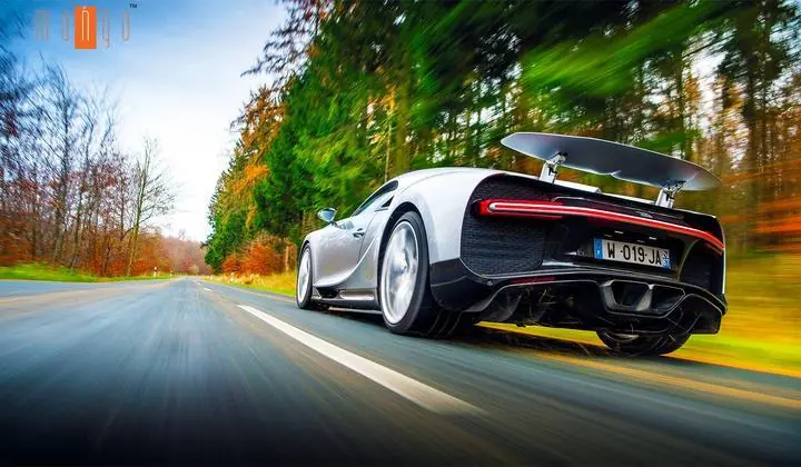 Silver Sports Car, Wallpaper, Old 3D