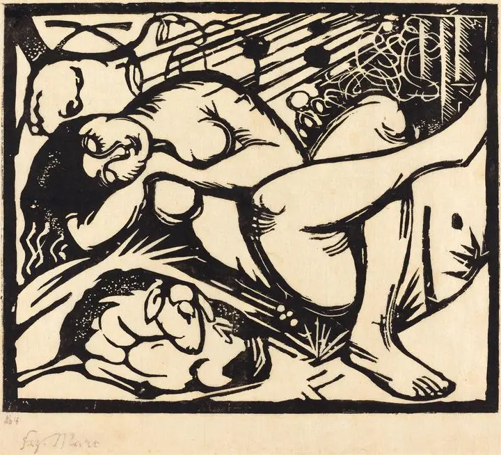 Sleeping Shepherdess (Schlafende Hirtin) (1912)
