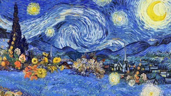 Starry Night, Paintings, Van Gogh
