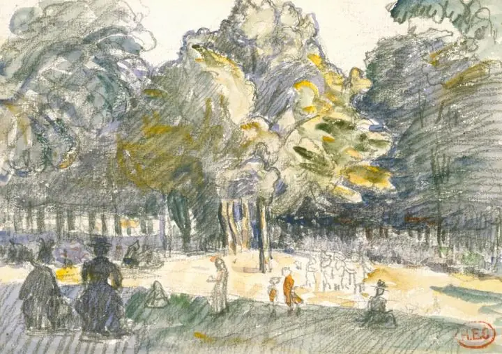 Study For Le Ranelagh (1899), Paintings, Henri-Edmond Cross