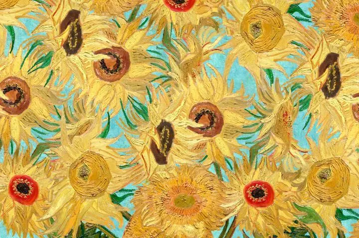 Sunflowers Background, Paintings, Van Gogh