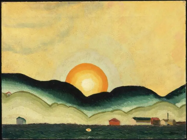Sunrise, Northport Harbor (1929), Paintings, Arthur Dove