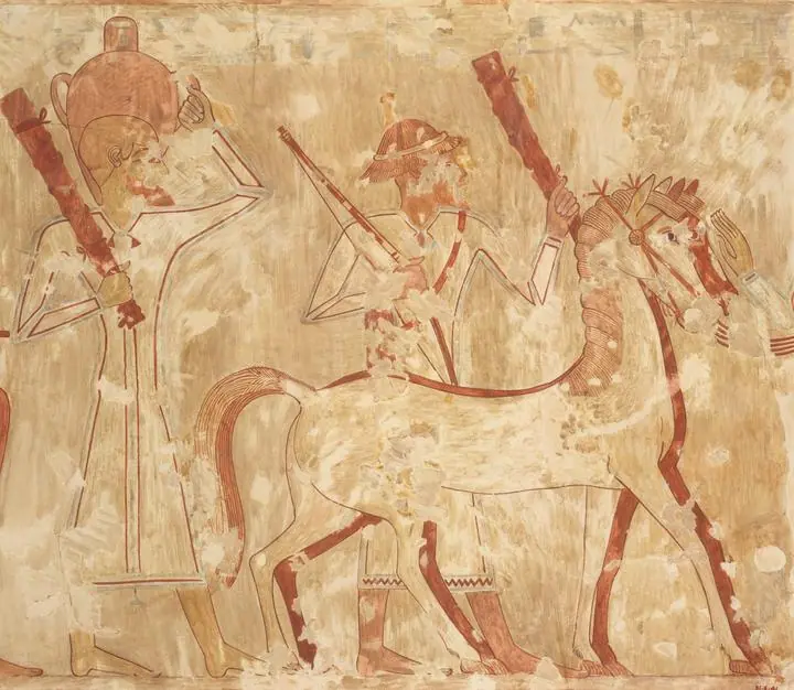 Syrians Bringing Horses, Tomb of Rekhmire