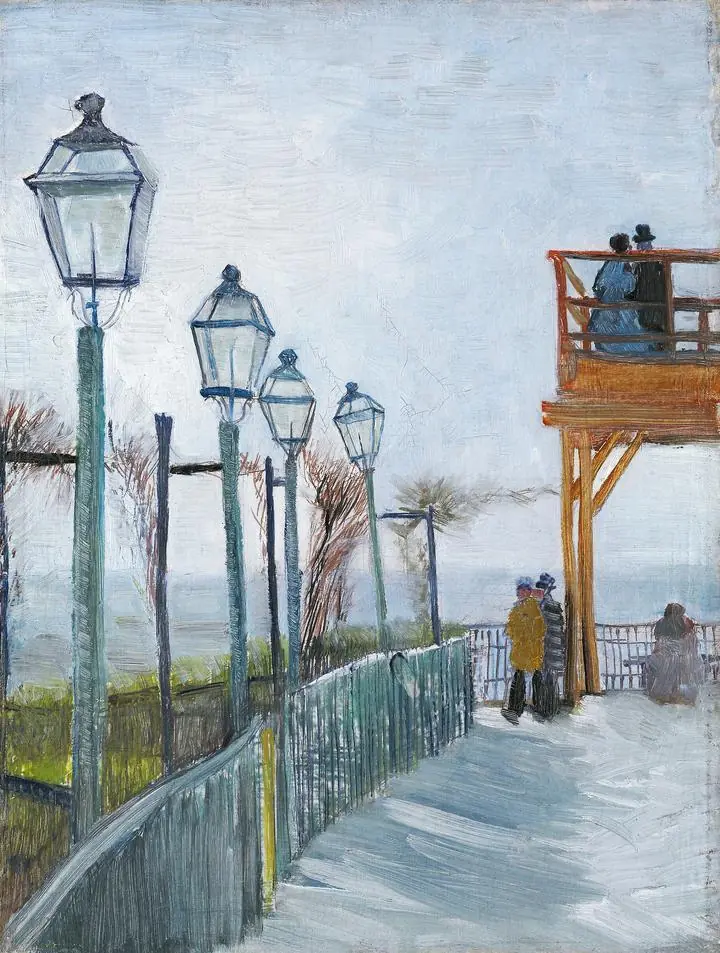 Terrace And Observation Deck, Paintings, Van Gogh