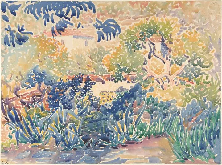 The Artist’s Garden At Saint-Clair (1904–5), Paintings, Henri-Edmond Cross