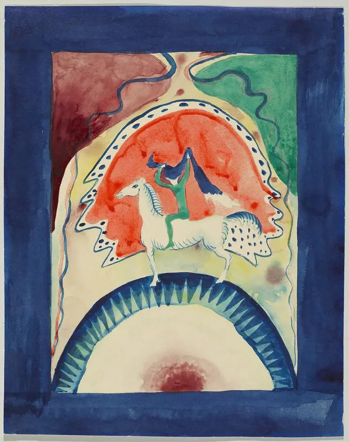 The Blue Rider (1911), Paintings, Wassily Kandinsky
