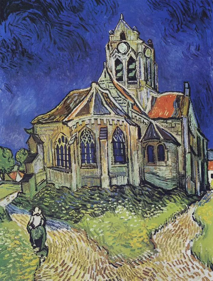 The Church At Auvers 2, Paintings, Van Gogh