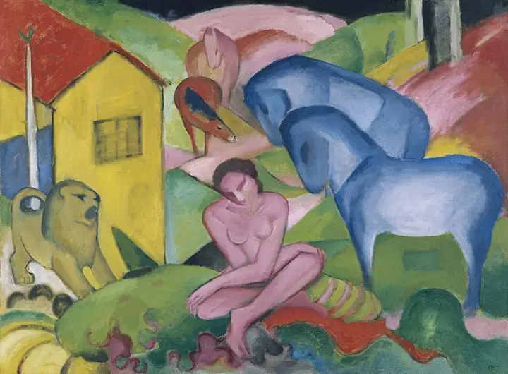 The Dream (1912), Paintings, Franz Marc