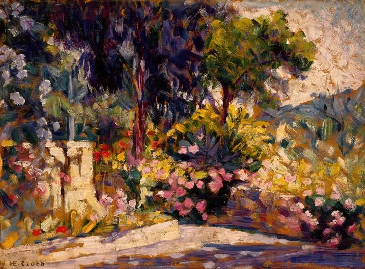 The Flowered Terrace, Paintings, Henri-Edmond Cross