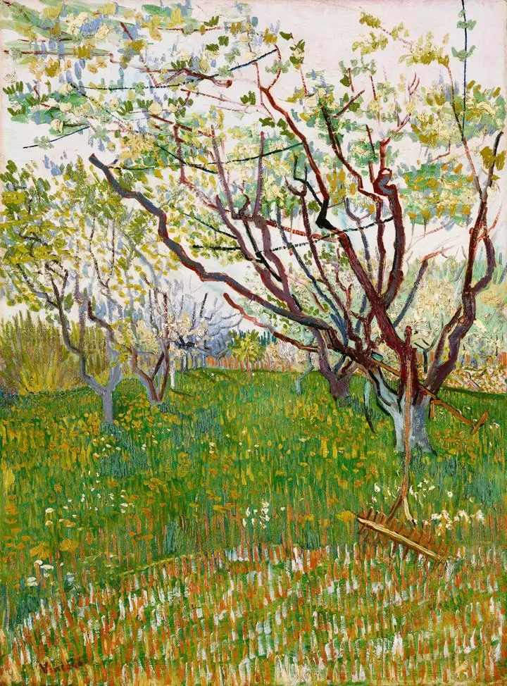 The Flowering Orchard, Paintings, Van Gogh