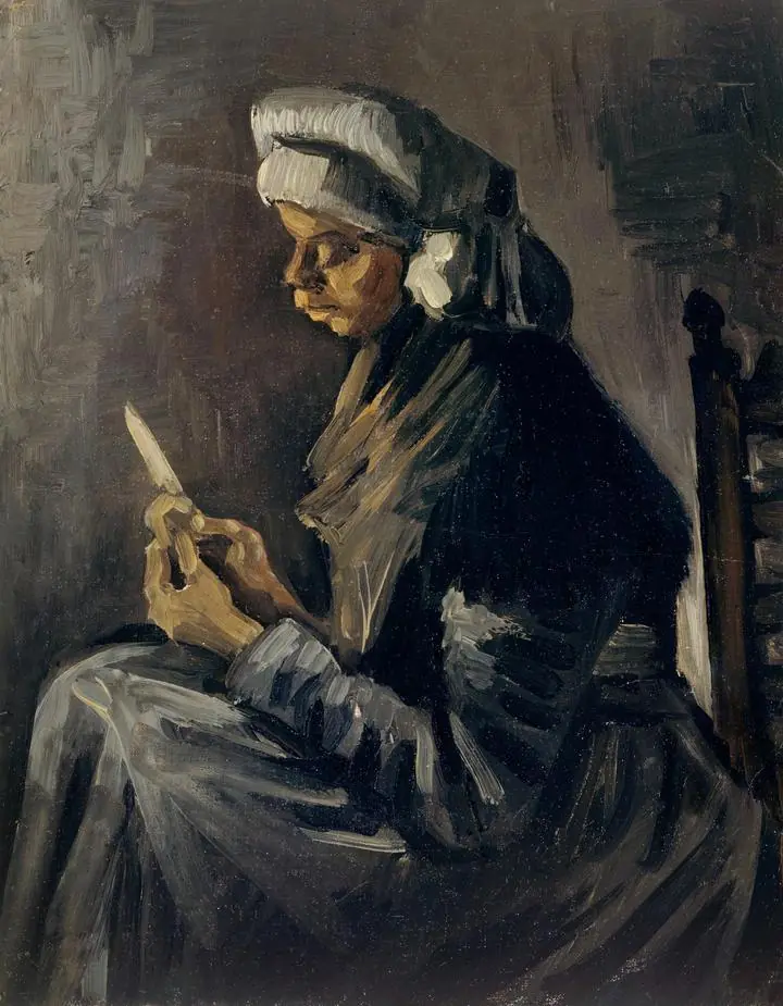 The Potato Peeler, Paintings, Van Gogh