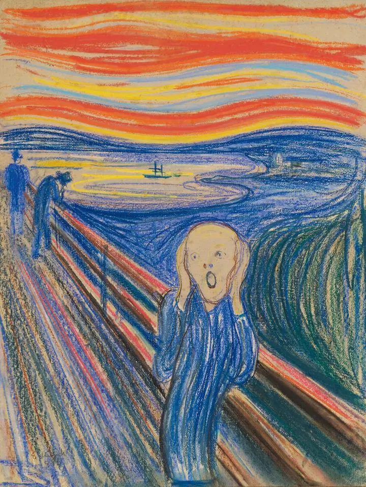 The Scream 2 (1895), Paintings, Edvard Munch