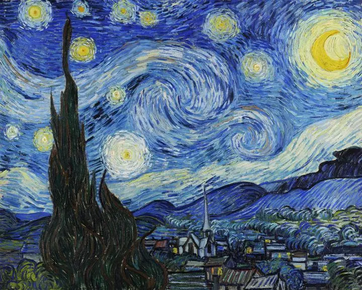 The Starry Night, Paintings, Van Gogh