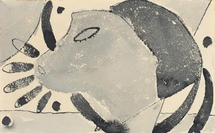 There Was A Cat Somewhere (1940), Paintings, Arthur Dove