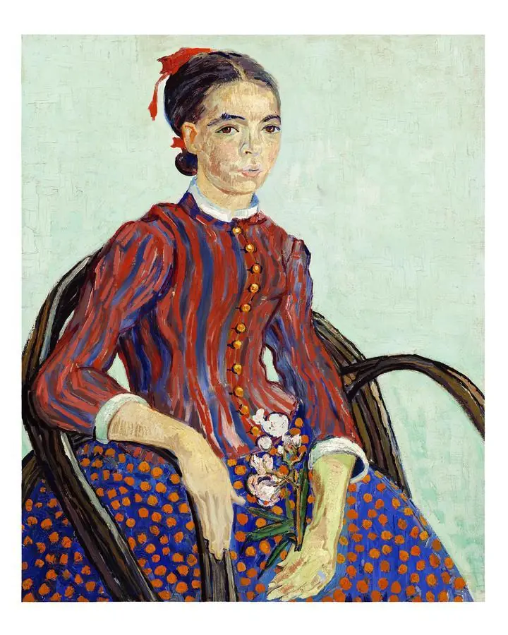 Vintage La Mousm, Paintings, Van Gogh