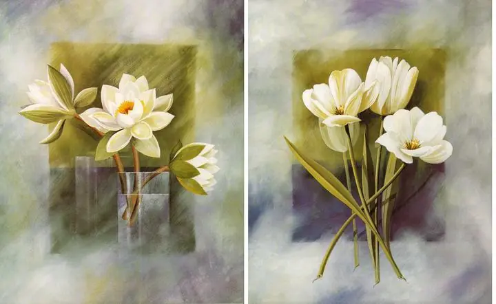 White Flowers In Vase