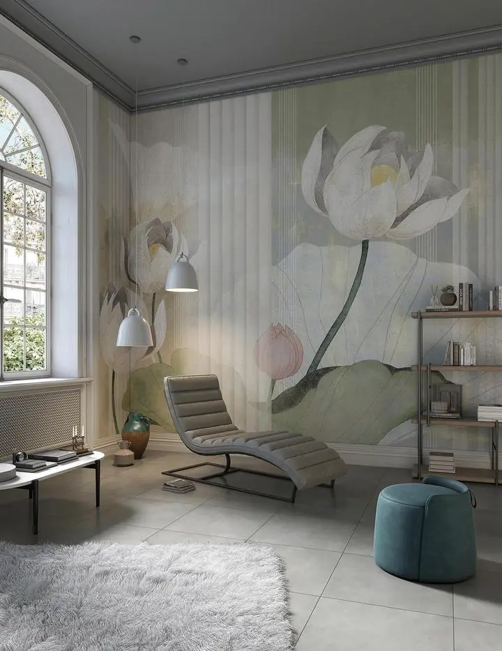 White Lotus Flower Plant